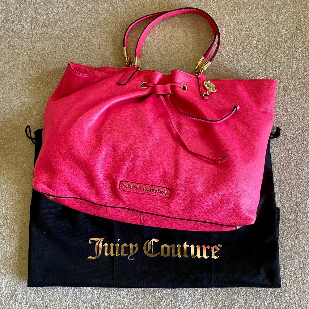 Juicy Couture pink leather purse
